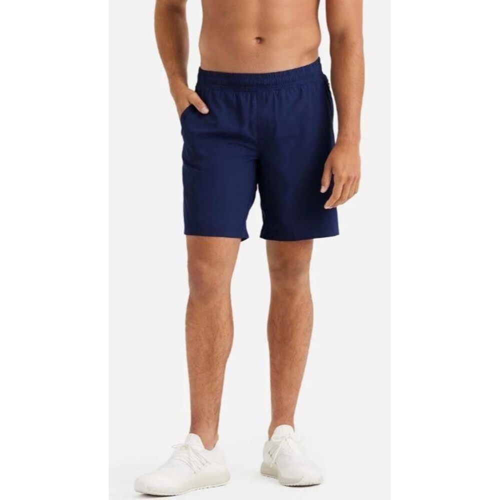 Rhone Mens Mako Lined Shorts 9'' Blue Size M Moisture Wicking Active 100016